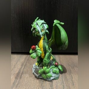 Pacific Giftware Top Collection Stanley Morrison Lucky Clover Dragon Figurine